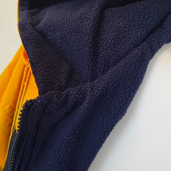 Island Trader Outfitters Women Fleece Lined Rain Coat Yellow/Navy Size M - Picture 7 of 11
